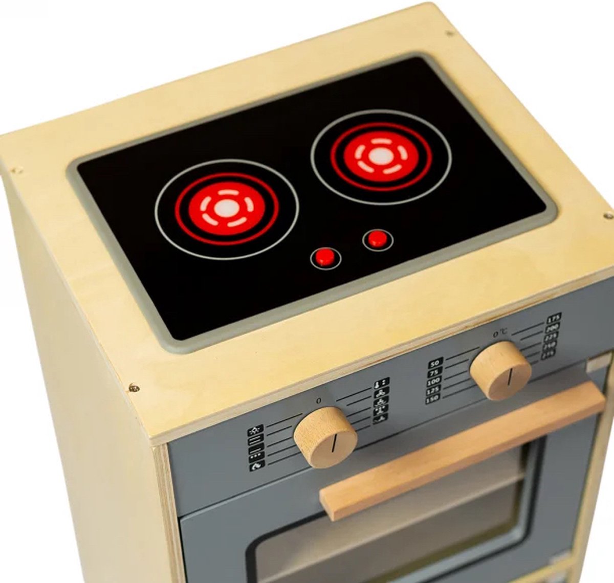 Oven met kookplaat