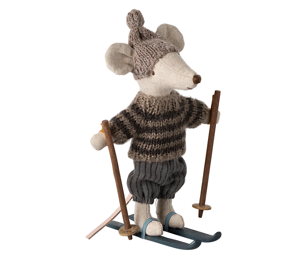 Maileg Winter Mouse Big Brother - Grey
