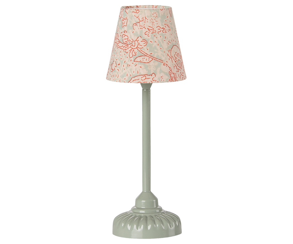Maileg Poppenhuis Vintage Vloerlamp Mouse - Mint