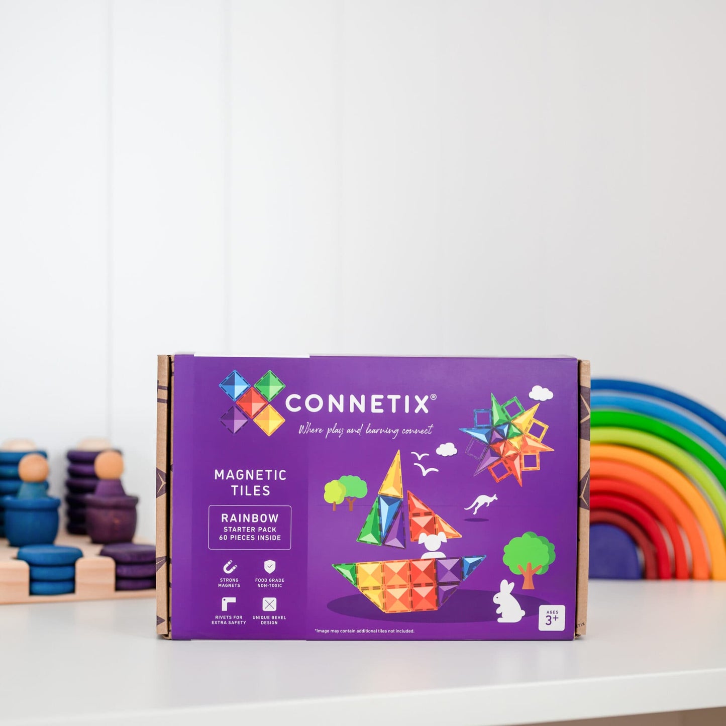 Connetix Rainbow Starter Pack 60st