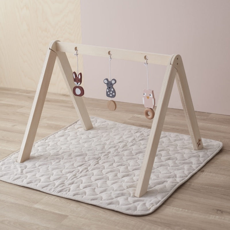 Houten speeltjes babygym