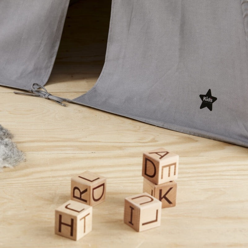 Houten blokken ABC