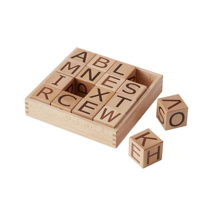 Houten blokken ABC