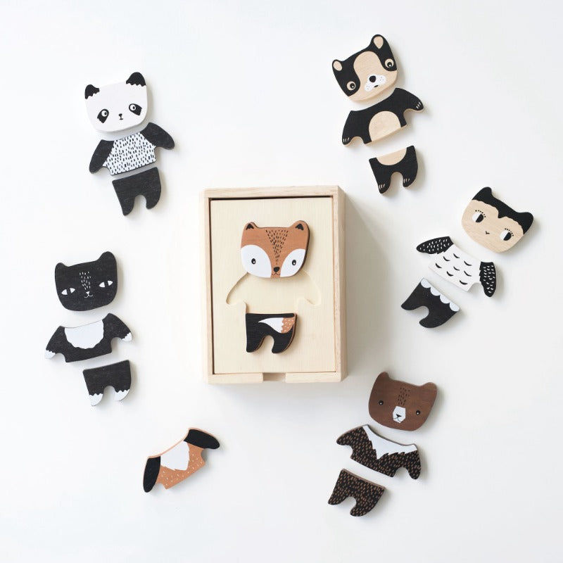 Wee Gallery Dieren puzzel