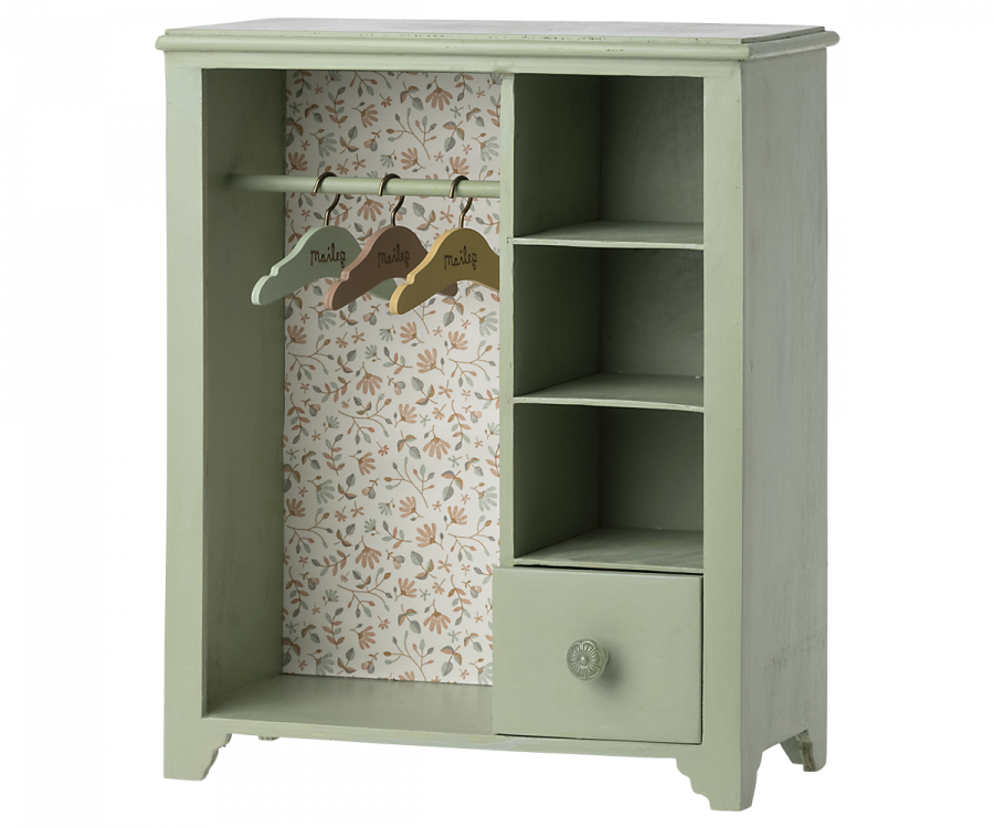 Maileg Kledingkast Large Mint - 33 cm