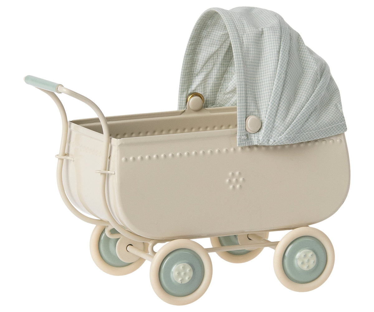 Maileg Kinderwagen Micro Blue
