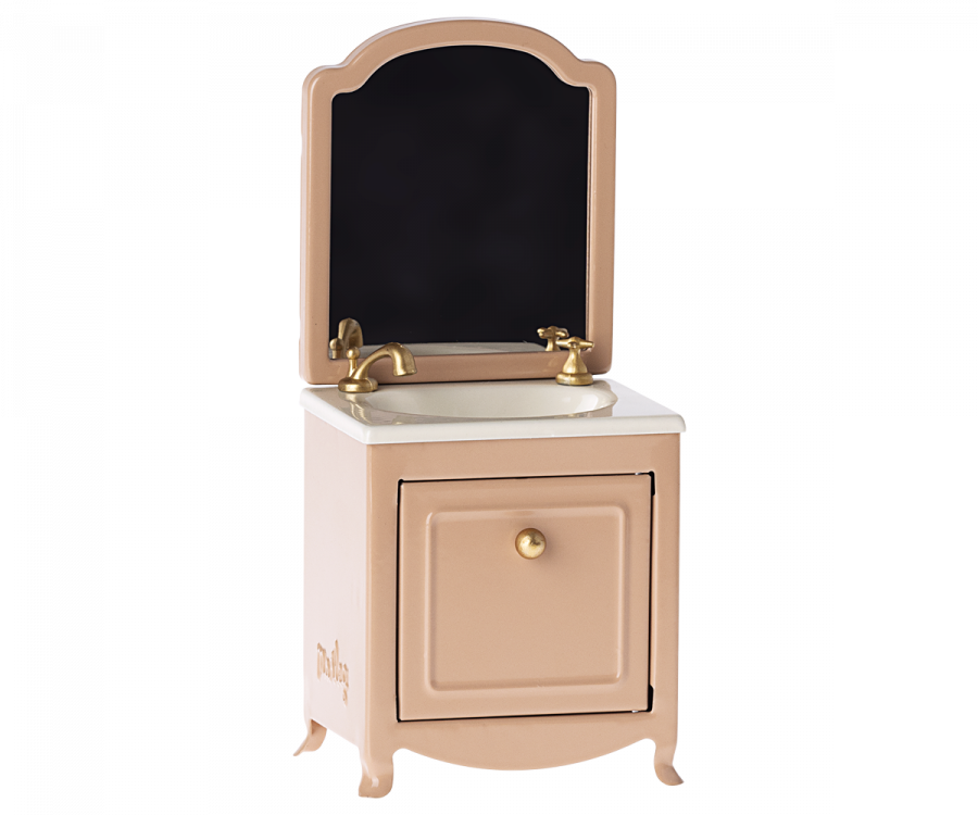Maileg Wastafel Met Spiegel Dark Powder
