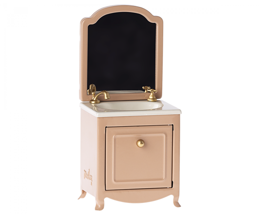 Maileg Wastafel Met Spiegel Dark Powder