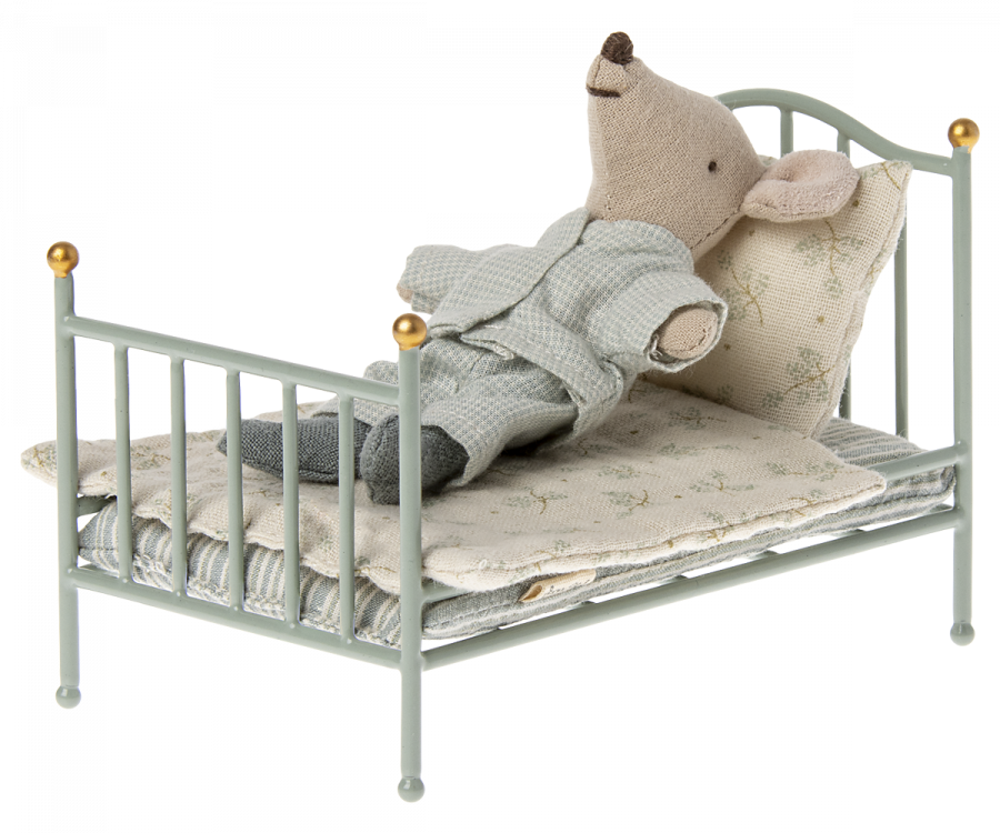 Maileg Bed Vintage Mint