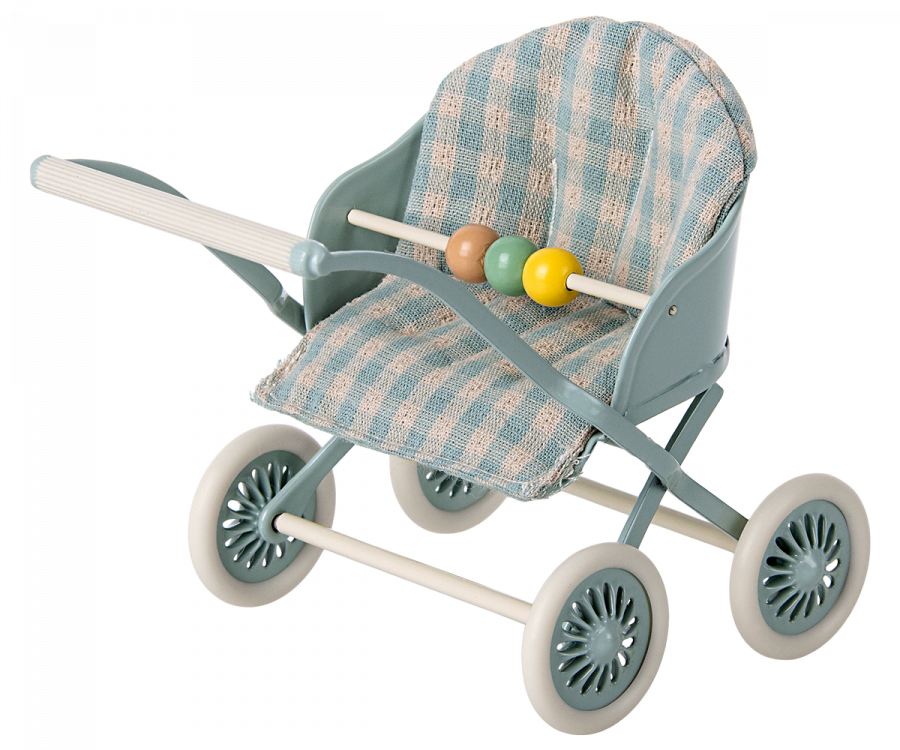 Maileg Kinderwagen Micro Mint - 9 cm