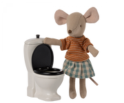 Maileg Poppenhuis Toilet Mouse