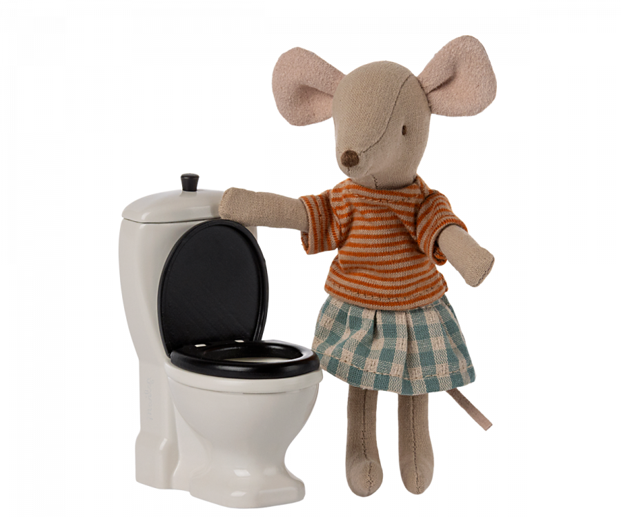 Maileg Poppenhuis Toilet Mouse