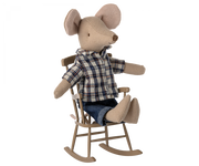 Maileg Schommelstoel Mouse Light Brown