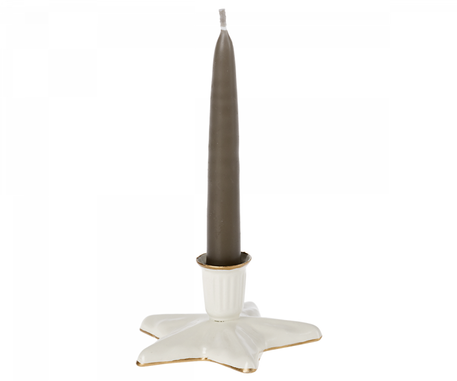 Maileg Miniatuur Kaarsenhouder Off-White