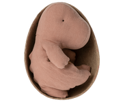 Maileg Gantosaurus In Egg Old Rose Small
