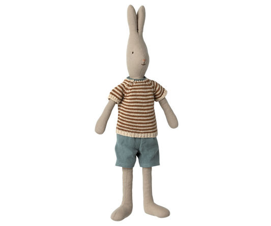 Maileg Rabbit - Classic - Gebreid shirt en korte broek (Size 3)
