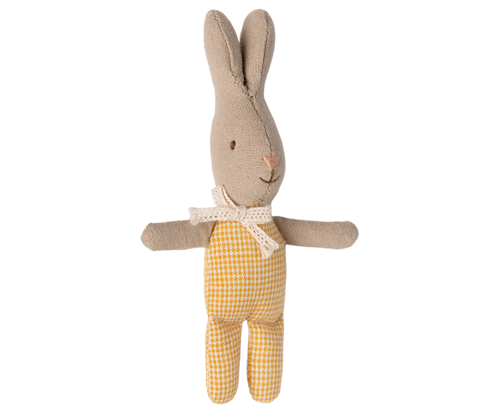 Maileg My Rabbit - Geel Geruit Pakje