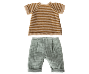 Maileg Kleding Size 3 - Gebreid shirt en broek
