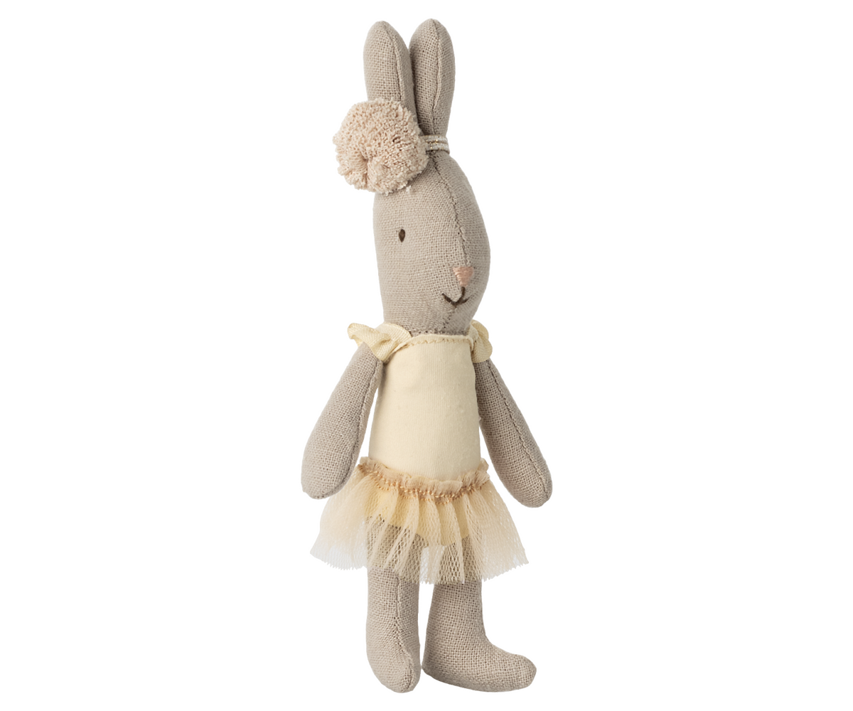 Maileg Rabbit Micro - Balletpakje en creme-kleurig rokje