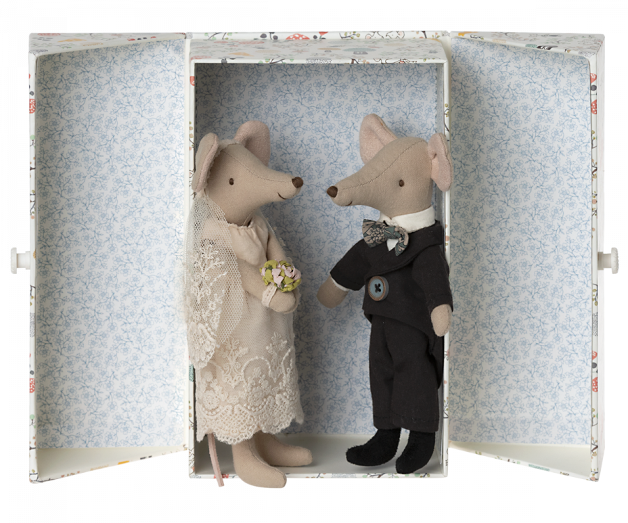 Maileg Bruidspaar Vader & Moeder Muis In Box - 15 cm