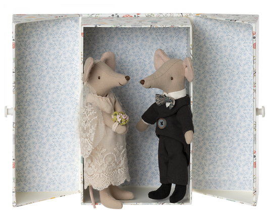 Maileg Bruidspaar Vader & Moeder Muis In Box - 15 cm