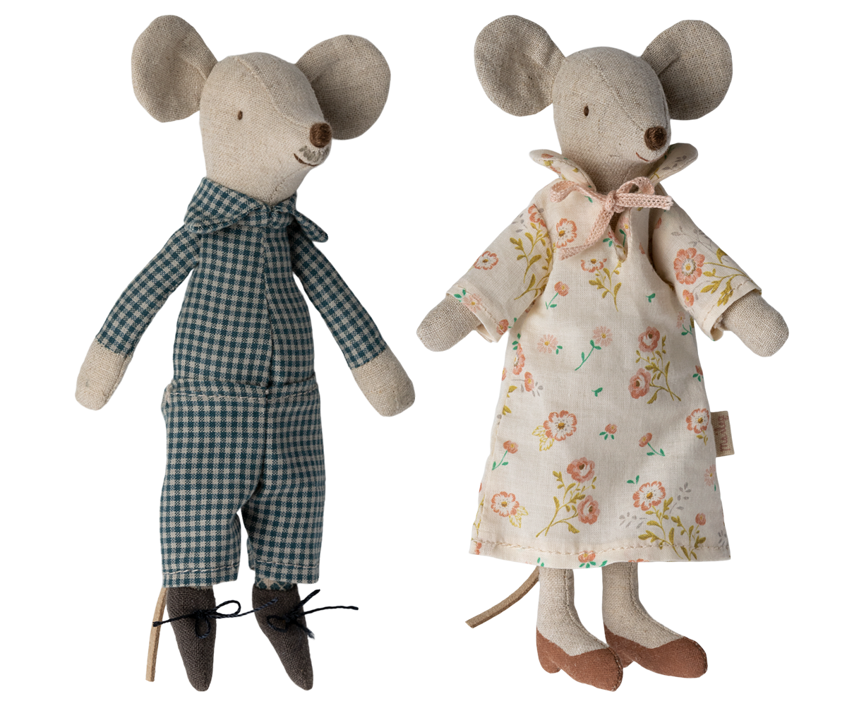 Maileg Opa & Oma Muis In Box 17 cm