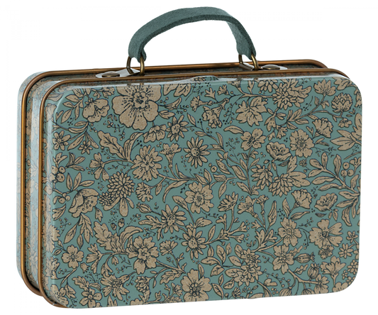 Maileg Koffer Metaal Blossom Blue