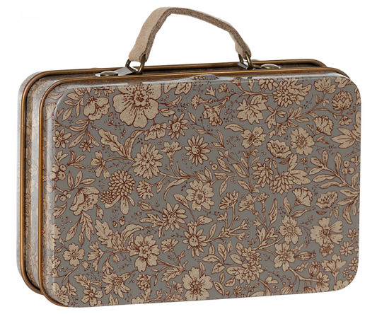 Maileg Koffer Metaal Blossom Grey