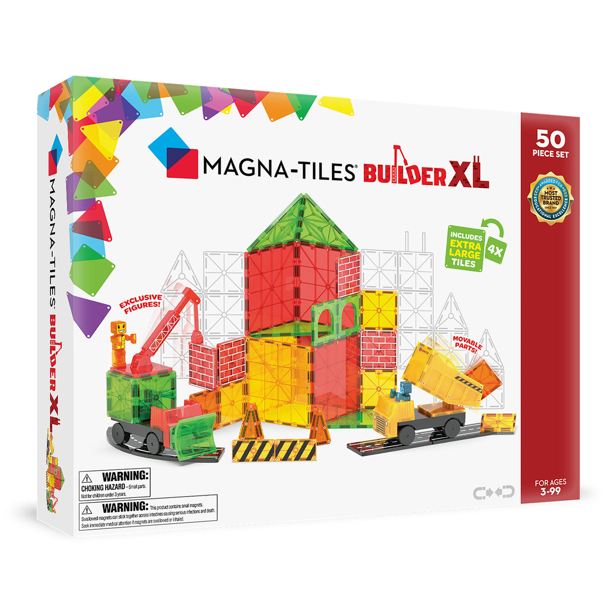 MAGNA-TILES Builder XL 50-delig
