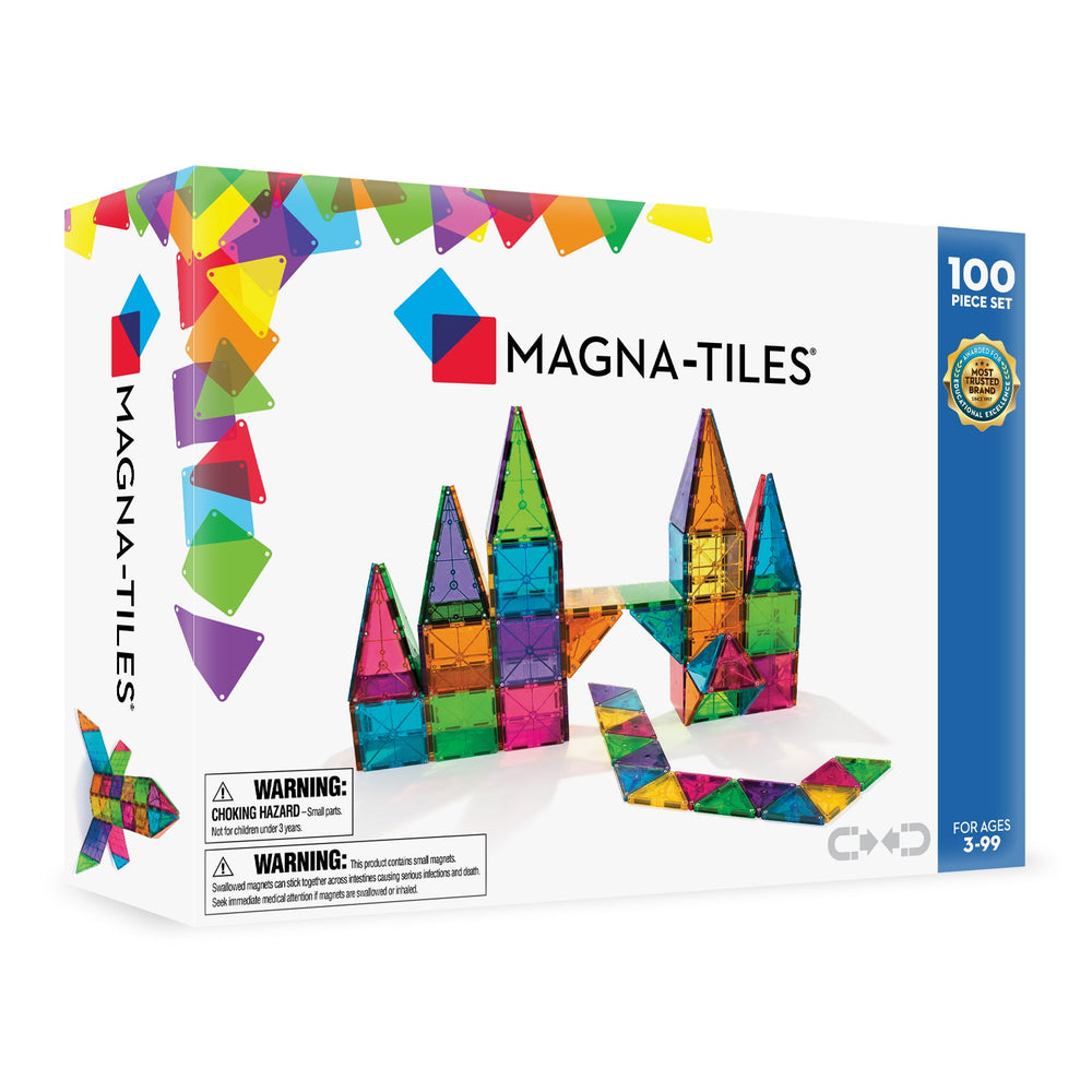 MAGNA-TILES Classic 100-delig Clear Colors