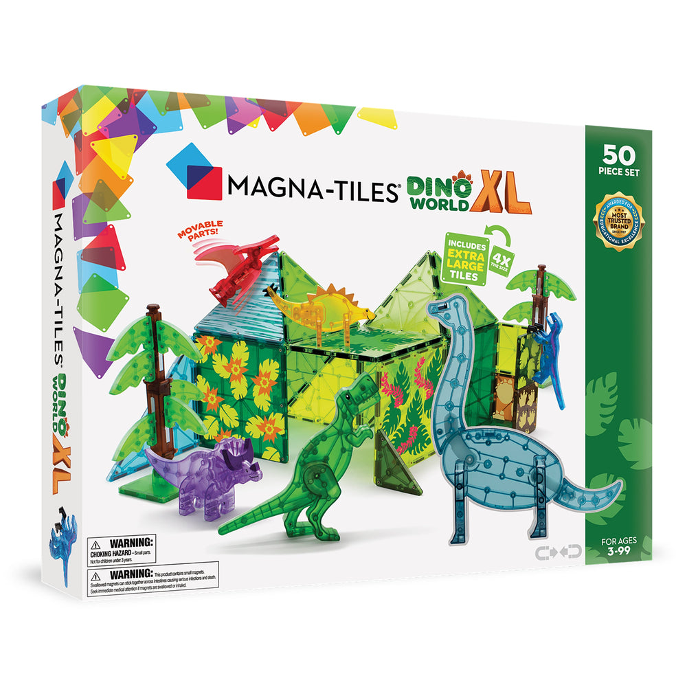 MAGNA-TILES Dino World XL 50-delig
