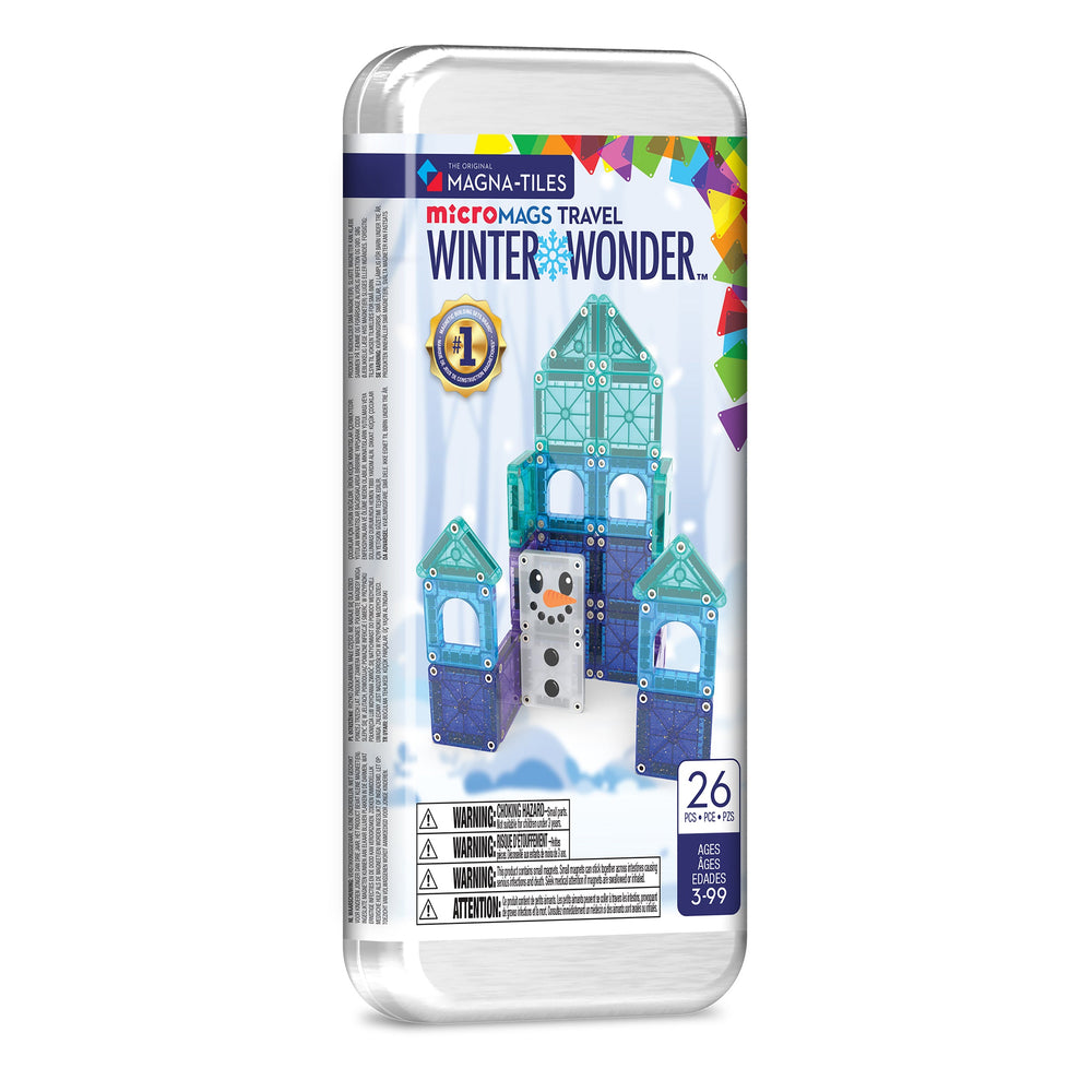 MAGNA-TILES microMAGS Winter Wonder Travel Set 26-delig
