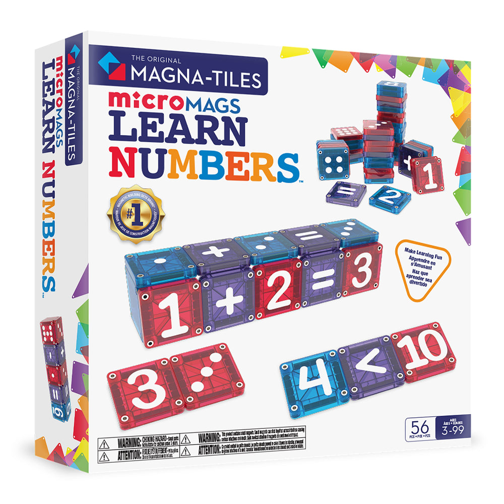 MAGNA-TILES microMAGS LEARN Numbers 56-delig