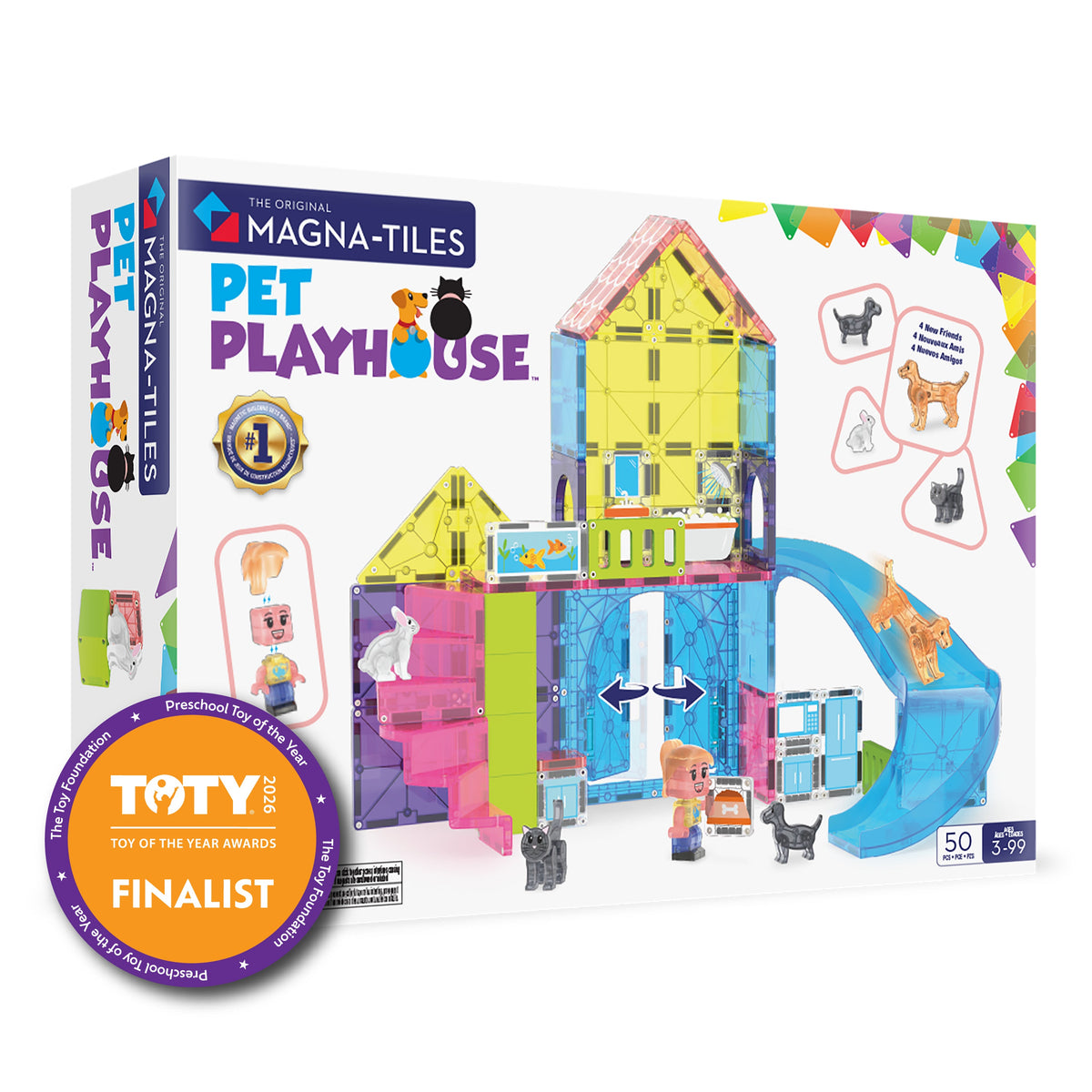 MAGNA-TILES Pet Playhouse 50-delig