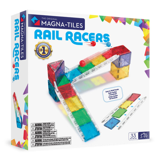 MAGNA-TILES Rail Racers 33-delig