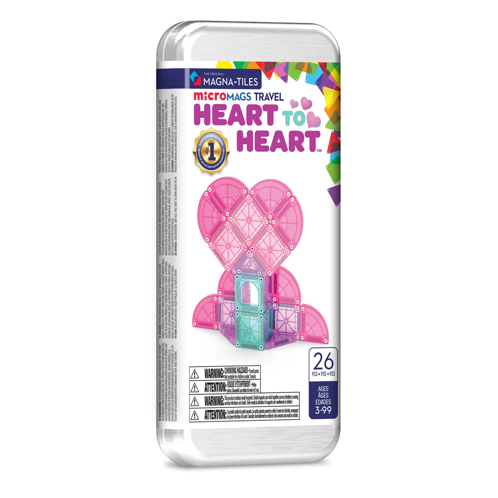 MAGNA-TILES microMAGS Heart to Heart Travel Set 26-delig