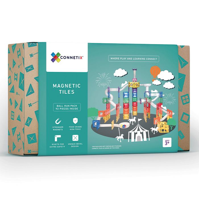 Connetix Rainbow Ball Run Pack 92-delig