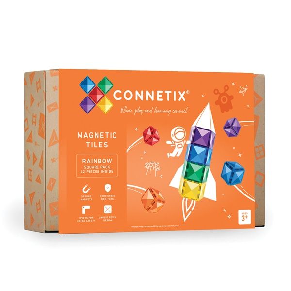 Connetix Rainbow Square Pack 42-delig