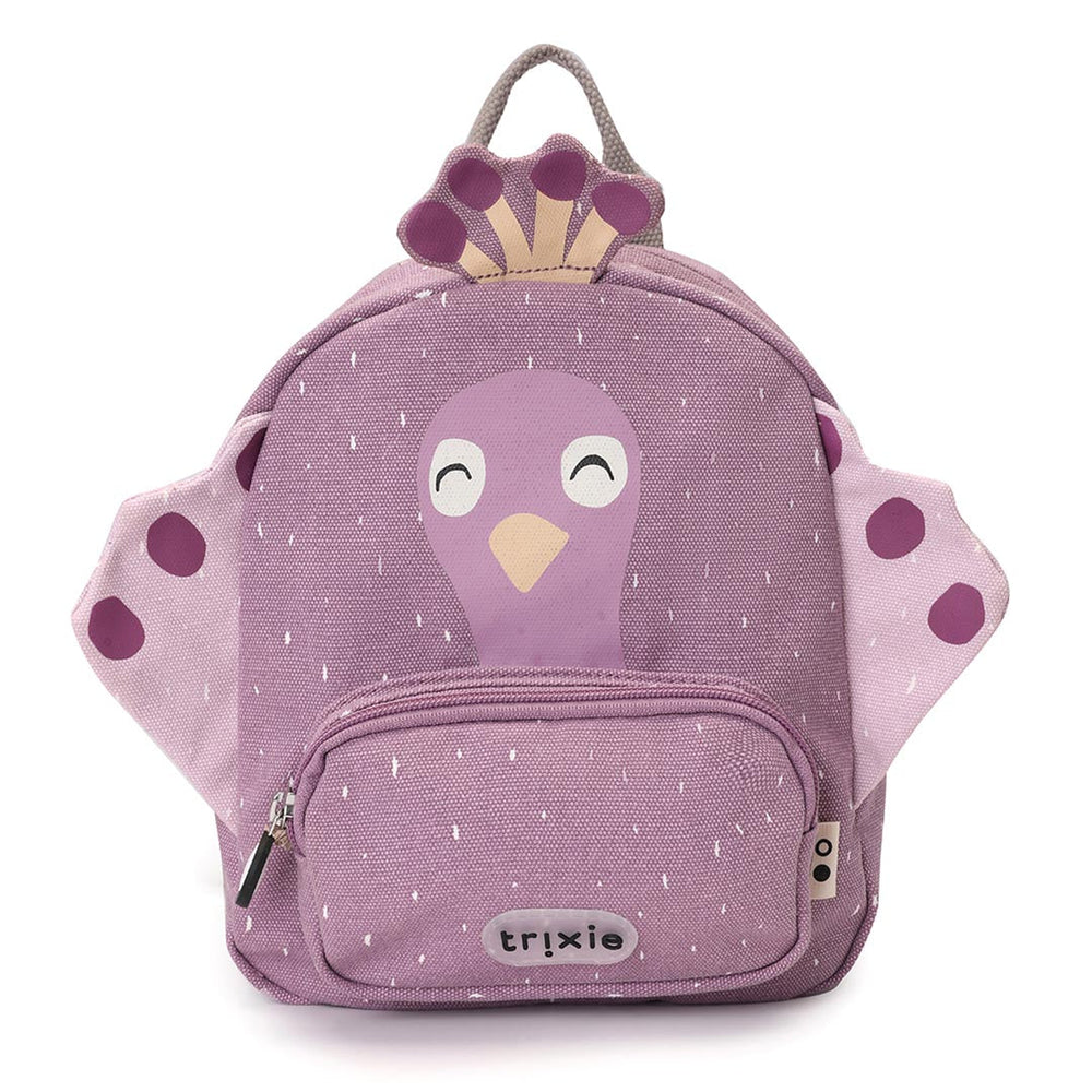 Trixie Rugzak Mrs Peacock met naam