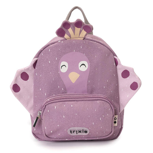 Trixie Rugzak Mrs Peacock met naam