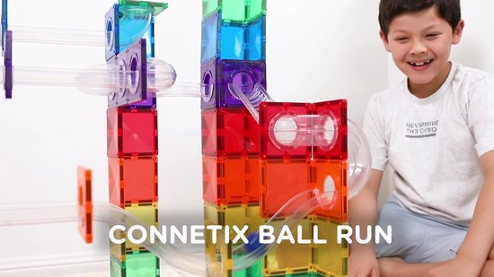 Connetix Rainbow Ball Run Expansion Pack 66-delig