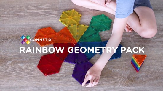 Connetix Rainbow Geometry Pack 30-delig