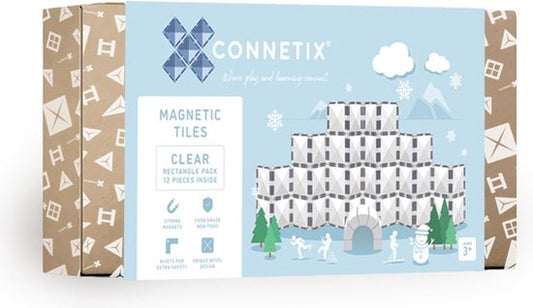 Connetix Clear Rectangle Pack 12-delig