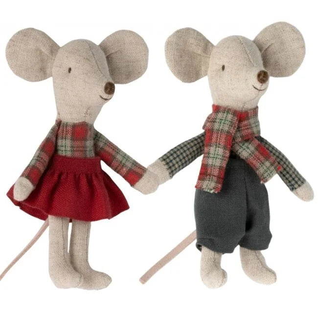 Maileg Winter muizen tweeling, Winter mice twins