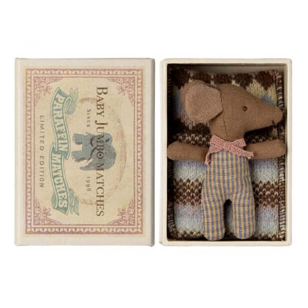 Maileg Baby Mouse in Matchbox