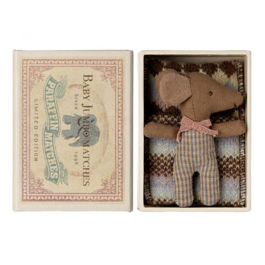 Maileg Baby Mouse in Matchbox