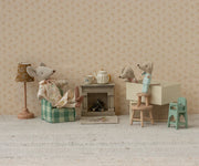 Maileg Openhaard Mouse - Off White