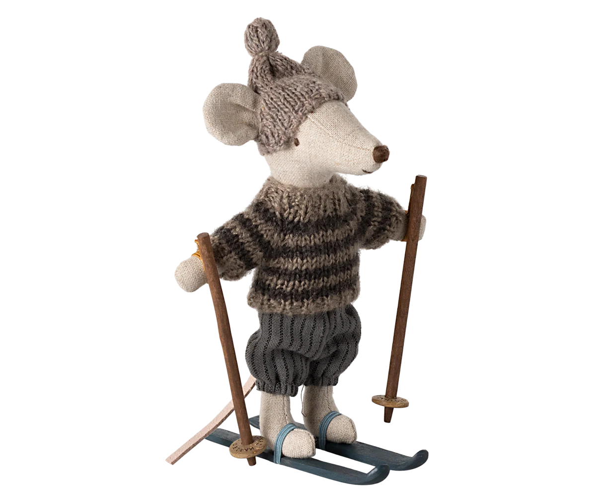 Maileg Winter Mouse Big Brother - Grey