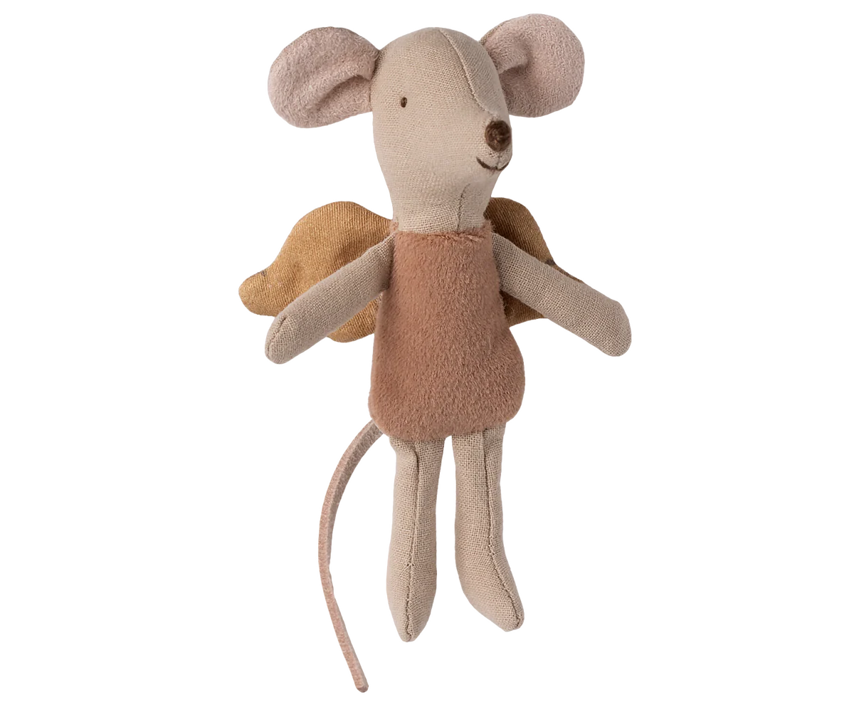 Maileg Engel Fairy Mouse Little - Powder