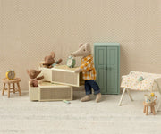 Maileg - Sleepy Wakey Baby Mouse In Matchbox - Roze